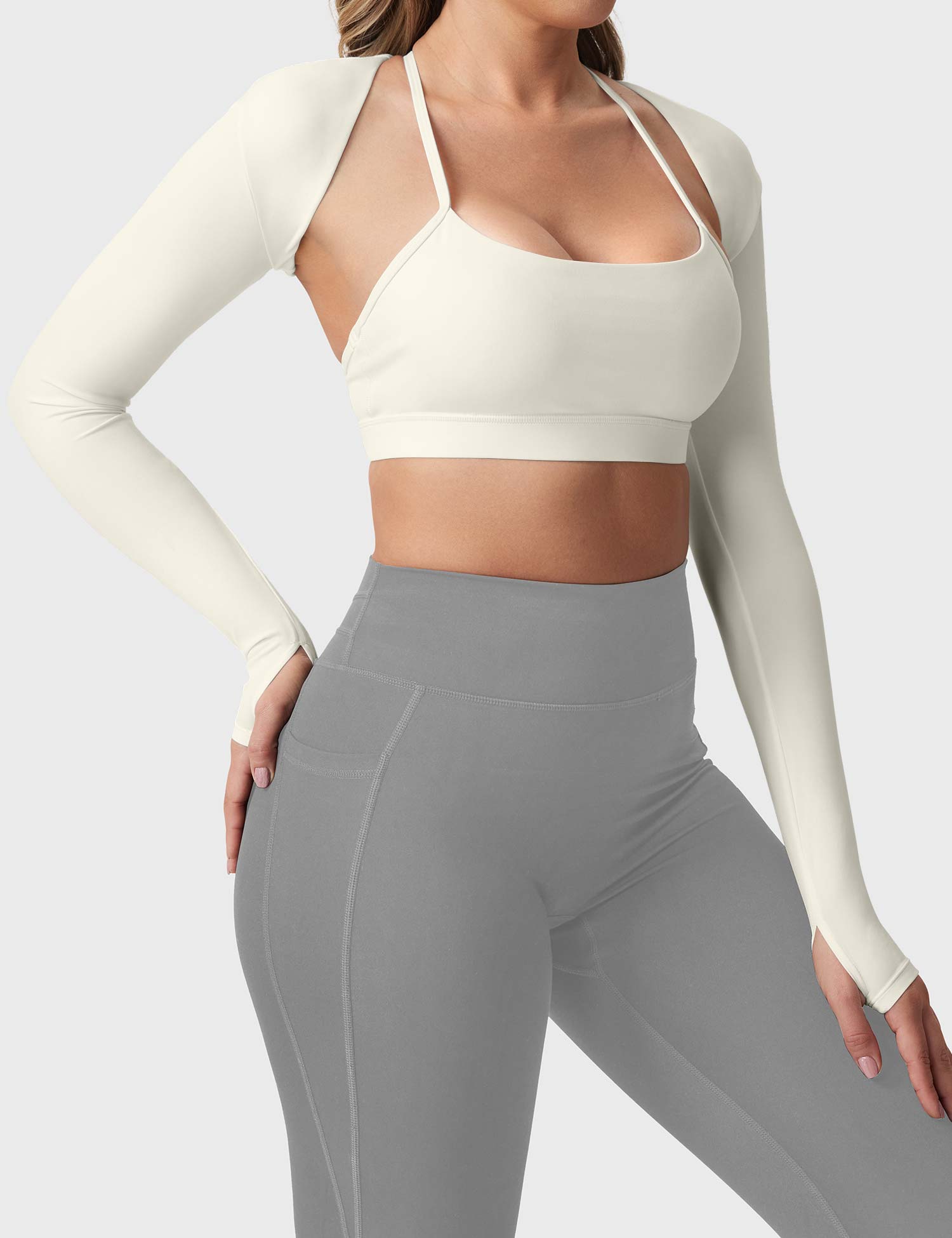 Gymfit Mini Long Sleeve Bolero Shrug - Gymfit