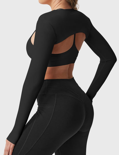 Gymfit Mini Long Sleeve Bolero Shrug - Gymfit