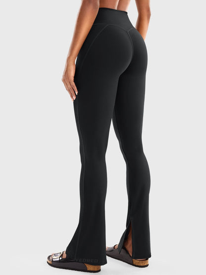 Gymfit Nasreen Flare Split Hem Leggings - Gymfit