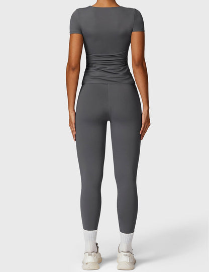 Gymfit T-shirt with short sleeves and round neck - Gymfit
