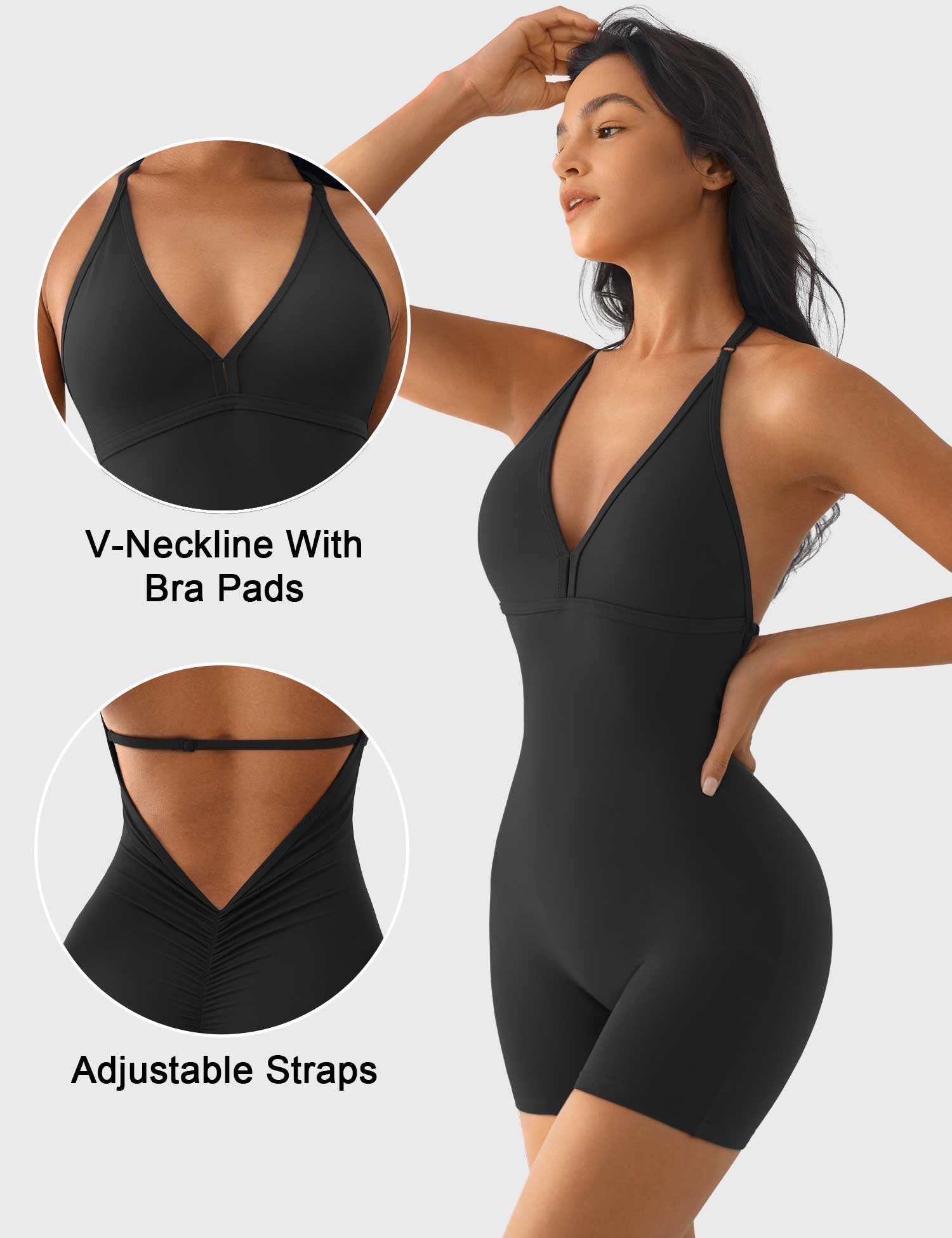 Gymfit Taylor Backless Overall - Gymfit
