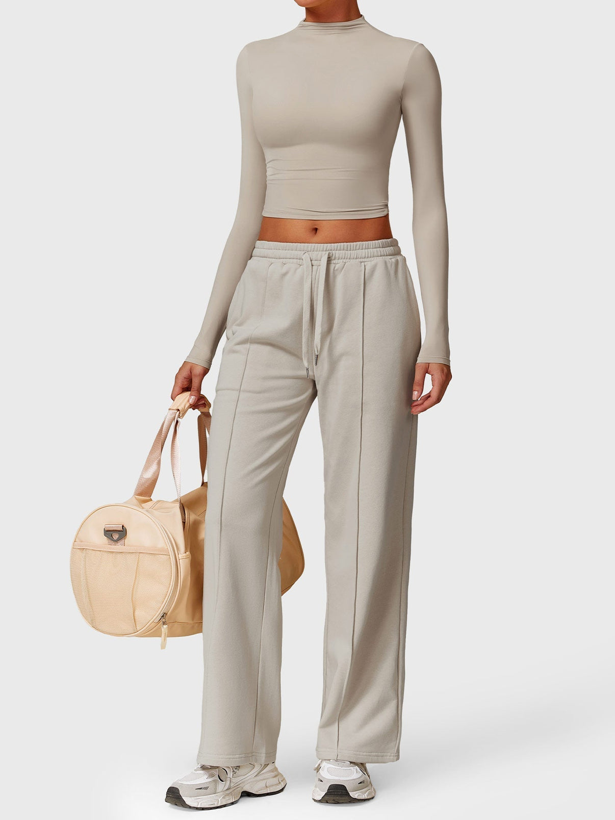 Gymfit turtleneck long-sleeve crop top - Gymfit