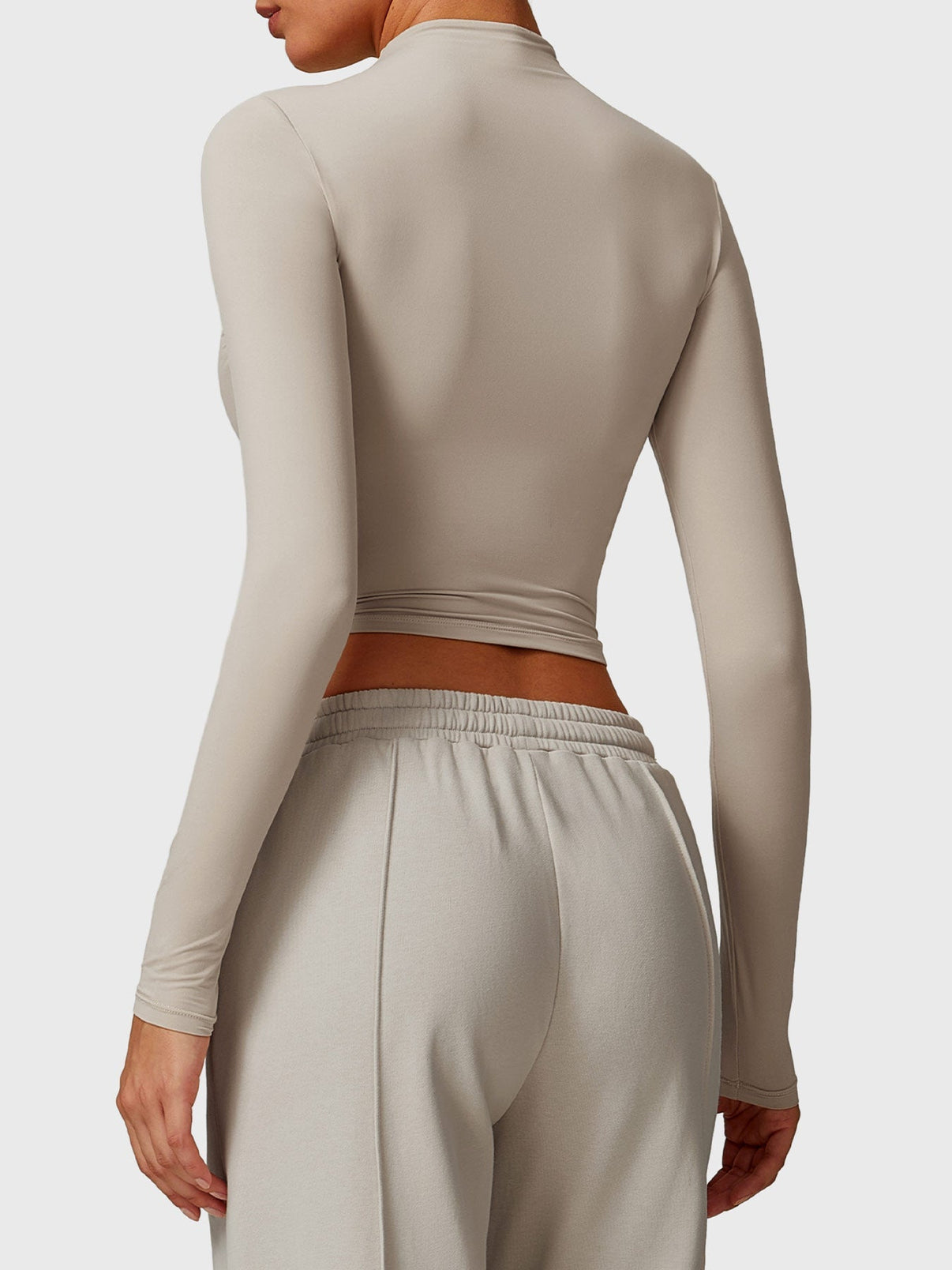 Gymfit turtleneck long-sleeve crop top - Gymfit