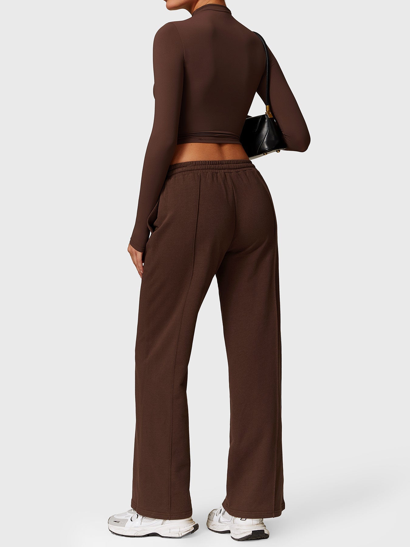 Gymfit Turtleneck Long Sleeve Crop Top - Gymfit
