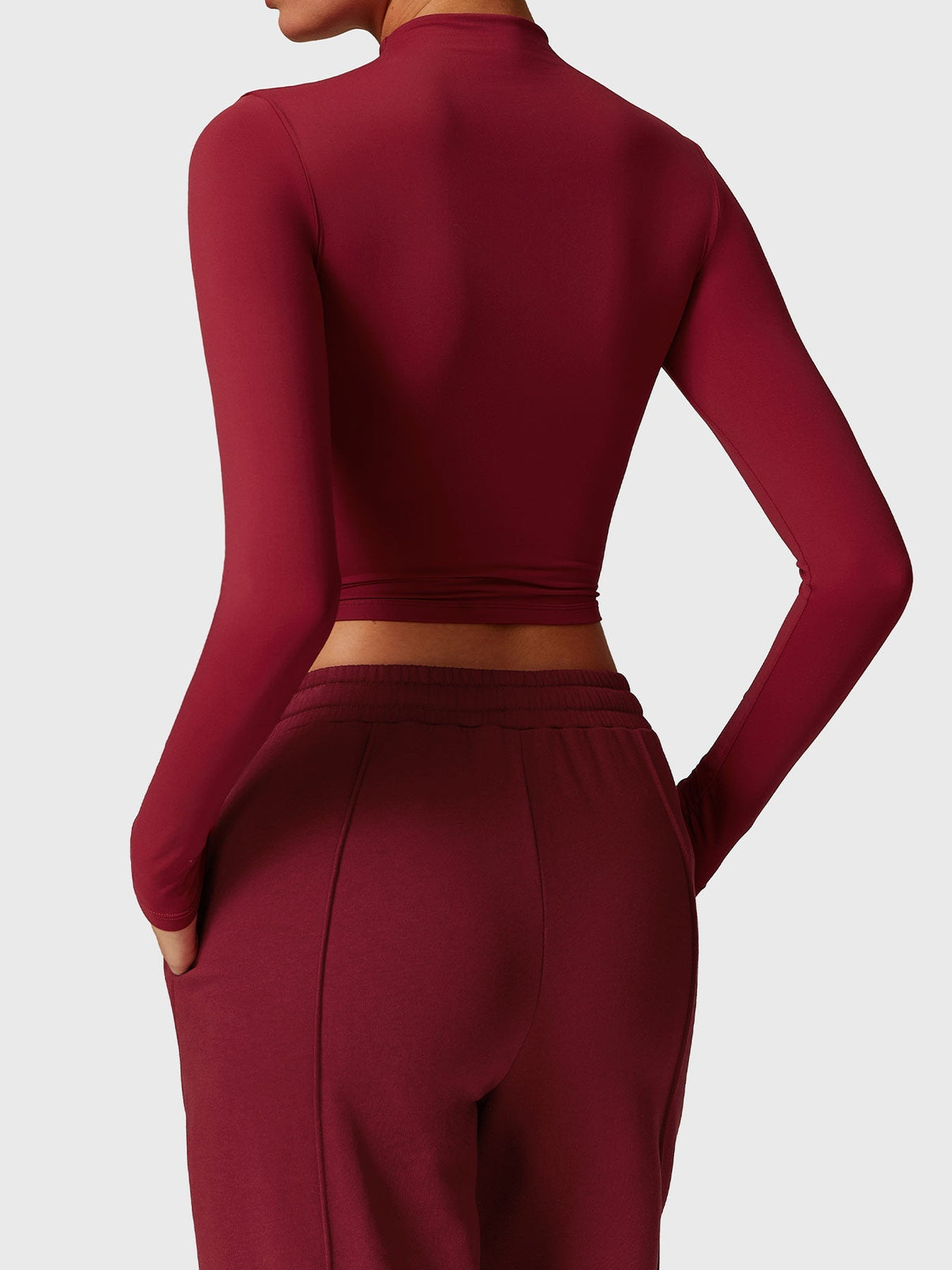 Gymfit turtleneck long-sleeve crop top - Gymfit