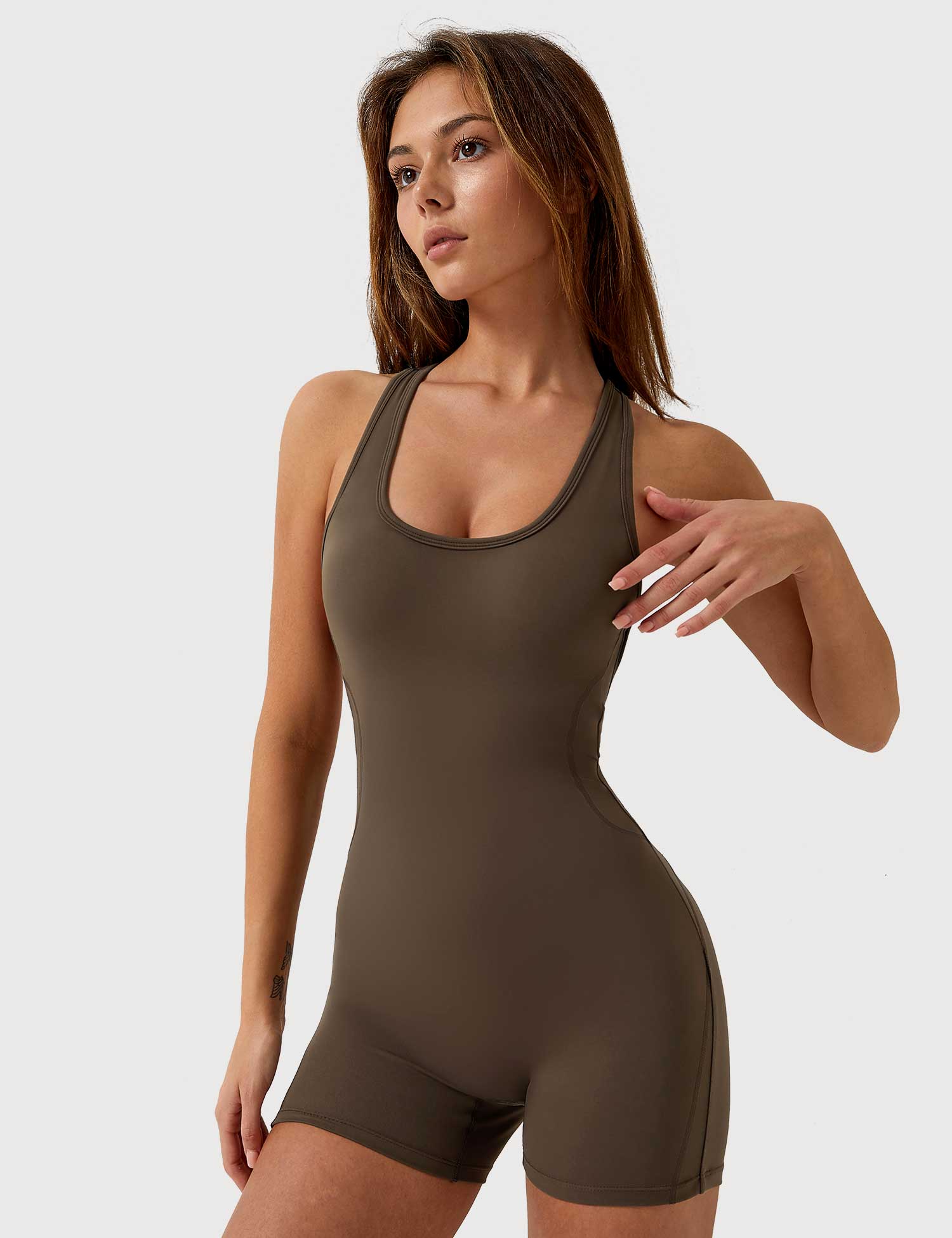 Gymfit U - Neck Back Jump Suit - Gymfit