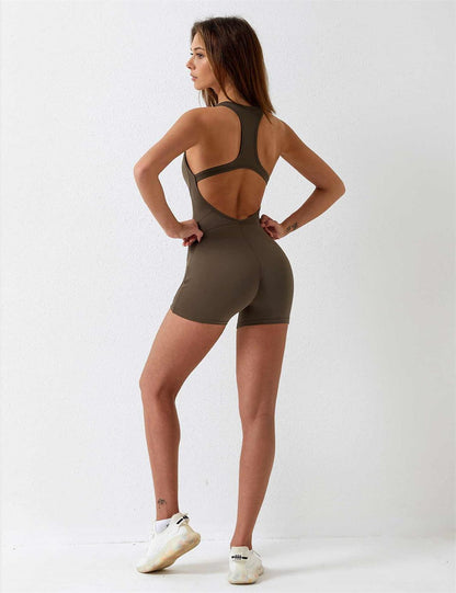 Gymfit U - Neck Back Jump Suit - Gymfit