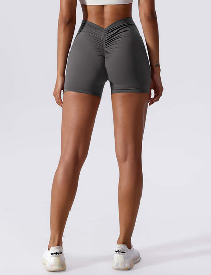 Gymfit V - Back-Affined Gathered Shorts - Gymfit