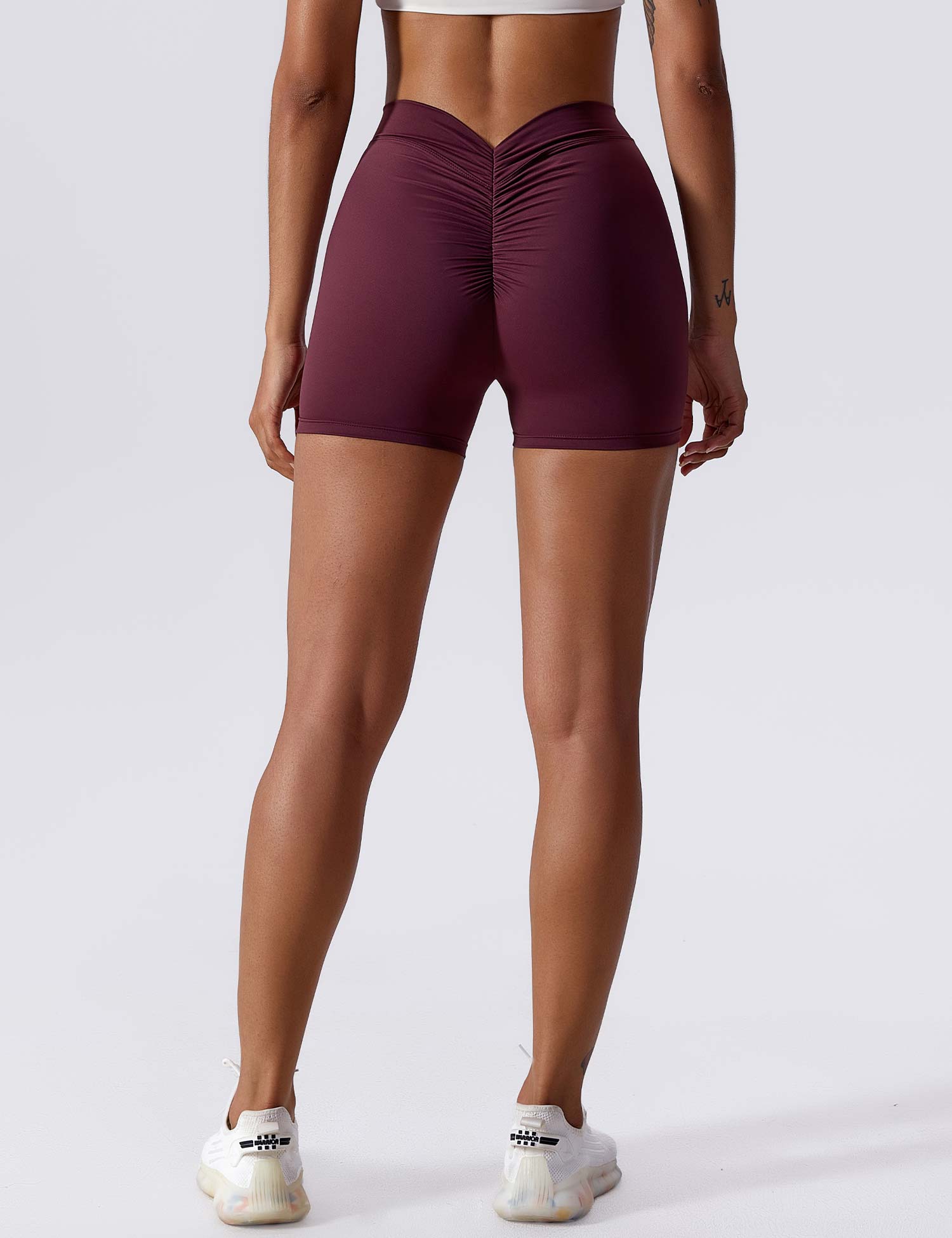 Gymfit V - Back-Affine Gathered Shorts - Gymfit