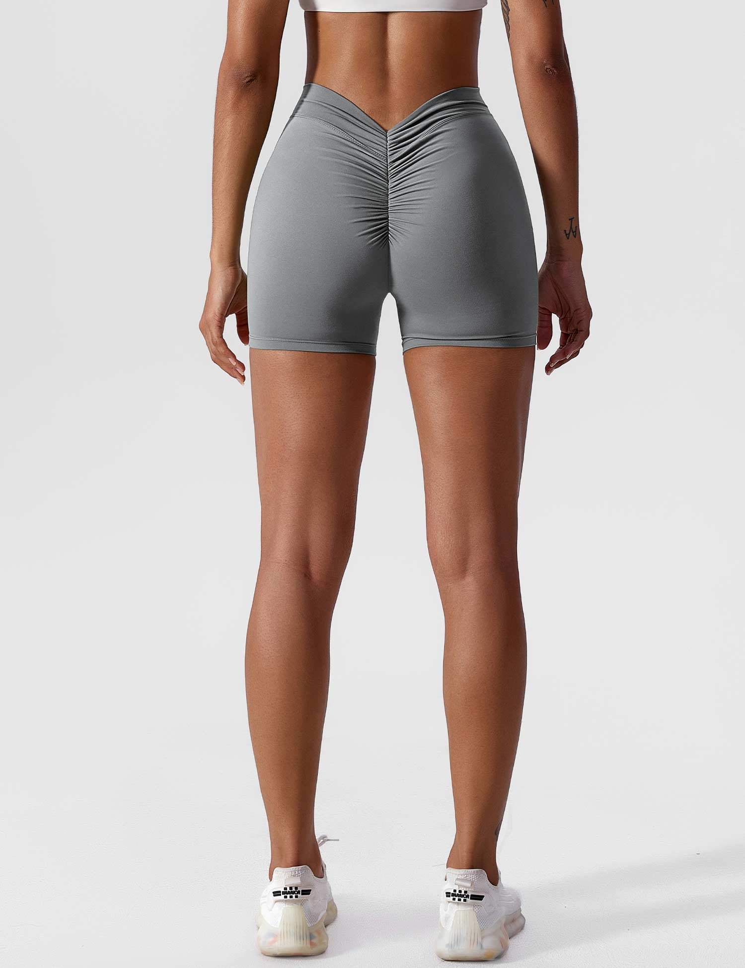 Gymfit V - Back-Affine Ruching Shorts - Gymfit