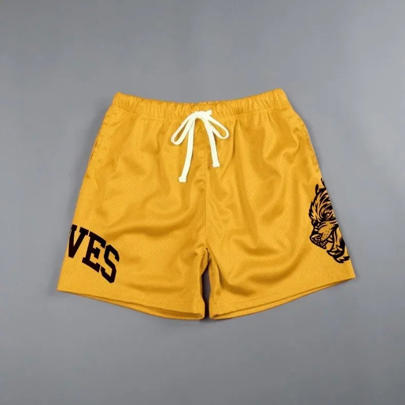 Gymfit Wolves Mesh Shorts - Gymfit