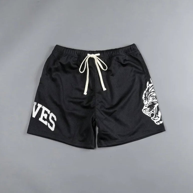 Gymfit Wolves Mesh Shorts - Gymfit