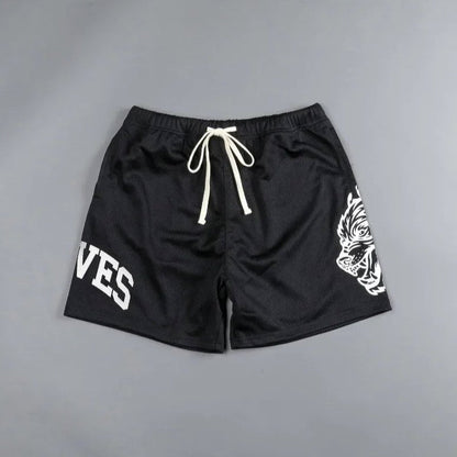 Gymfit Wolves Mesh Shorts - Gymfit