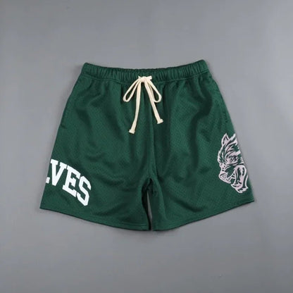 Gymfit Wolves Mesh Shorts - Gymfit