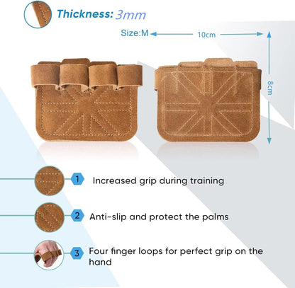 Leather sports gloves - Gymfit