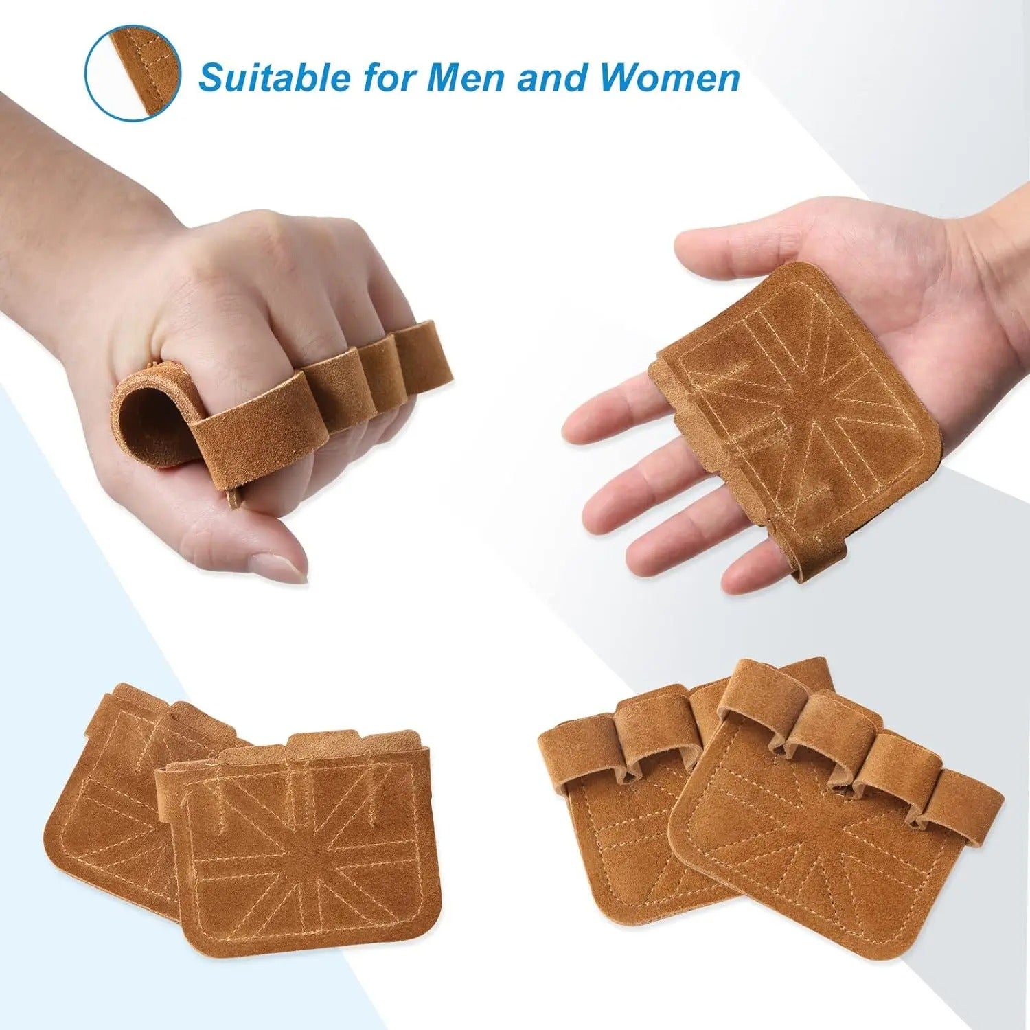 Leather sports gloves - Gymfit