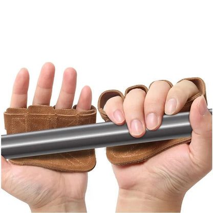 Leather sports gloves - Gymfit