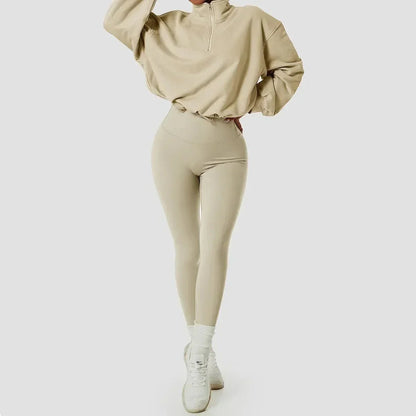 Gym shirt with zip
