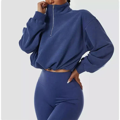 Gym shirt with zip