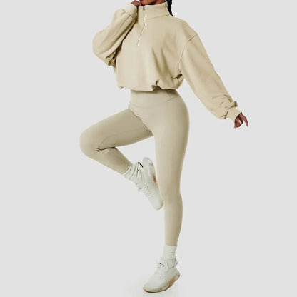 Gym shirt with zip
