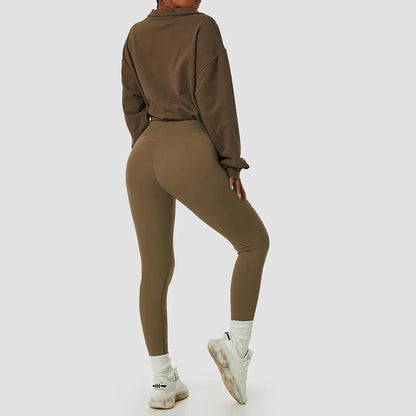 Gym shirt with zip