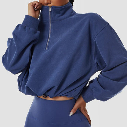 Gym shirt with zip