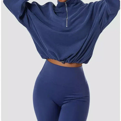Gym shirt with zip