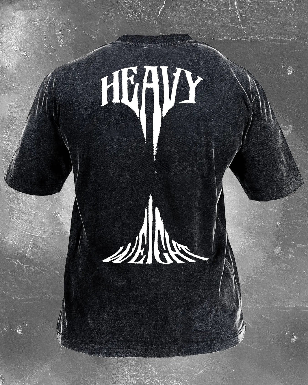 HEAVYWEIGHT MEN'S WASHED T-SHIRT - Gymfit
