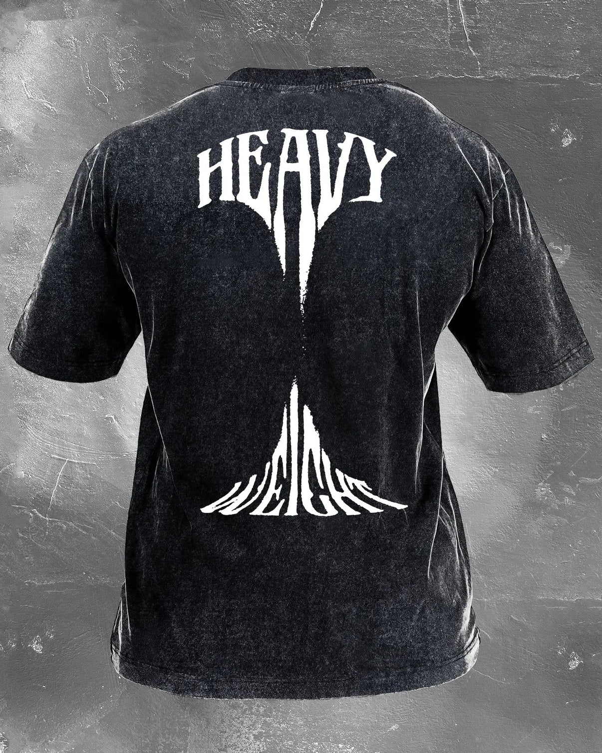 HEAVYWEIGHT MEN'S WASHED T-SHIRT - Gymfit