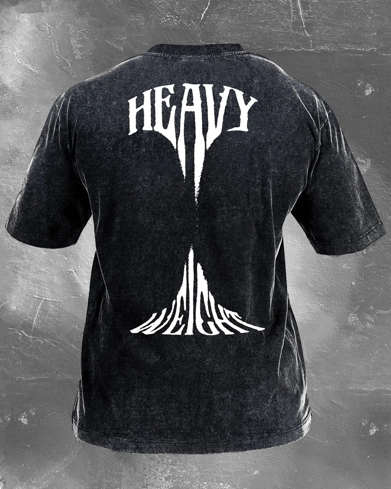 HEAVYWEIGHT MEN'S WASHED T-SHIRT - Gymfit