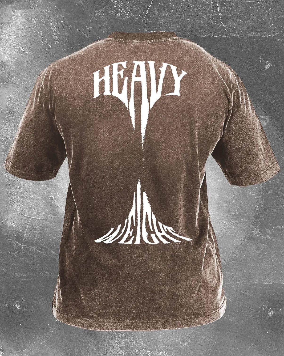HEAVYWEIGHT MEN'S WASHED T-SHIRT - Gymfit