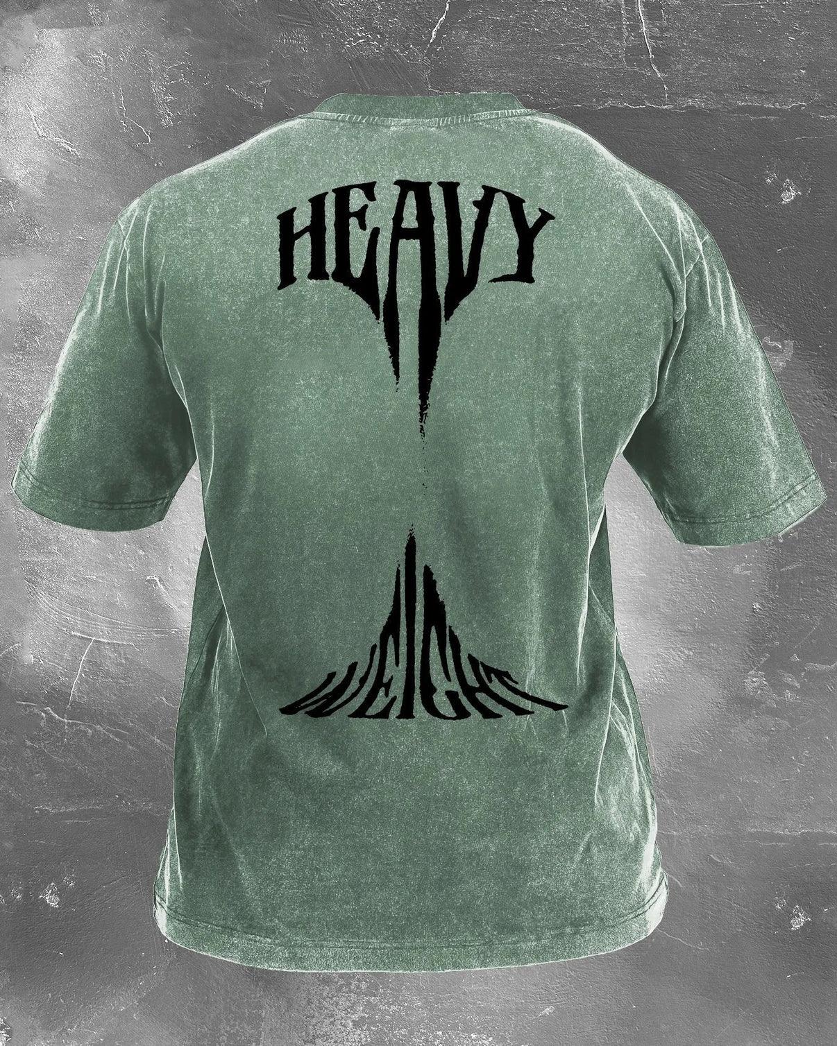 HEAVYWEIGHT MEN'S WASHED T-SHIRT - Gymfit