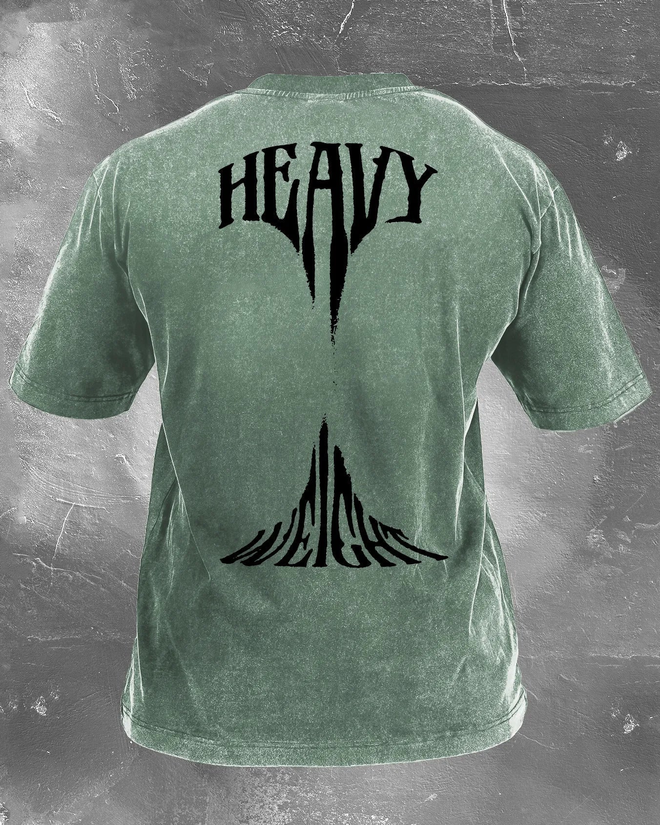 HEAVYWEIGHT MEN'S WASHED T-SHIRT - Gymfit