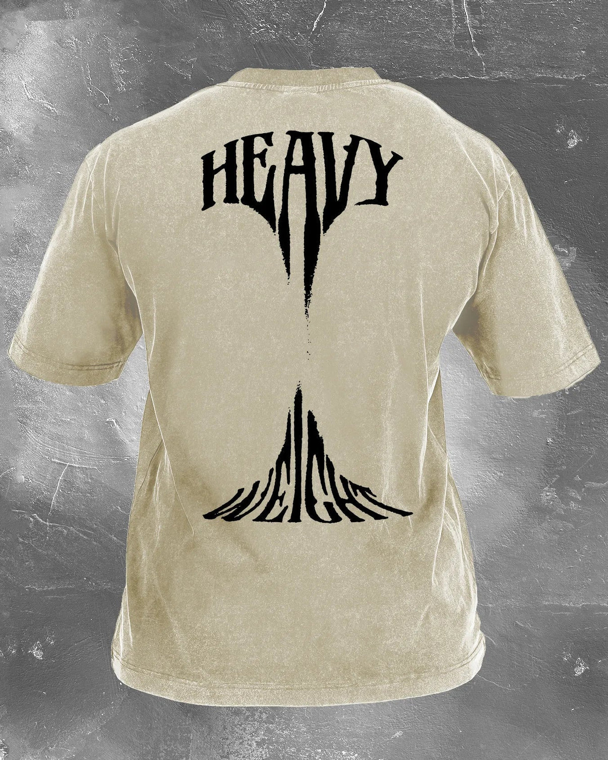 HEAVYWEIGHT MEN'S WASHED T-SHIRT - Gymfit