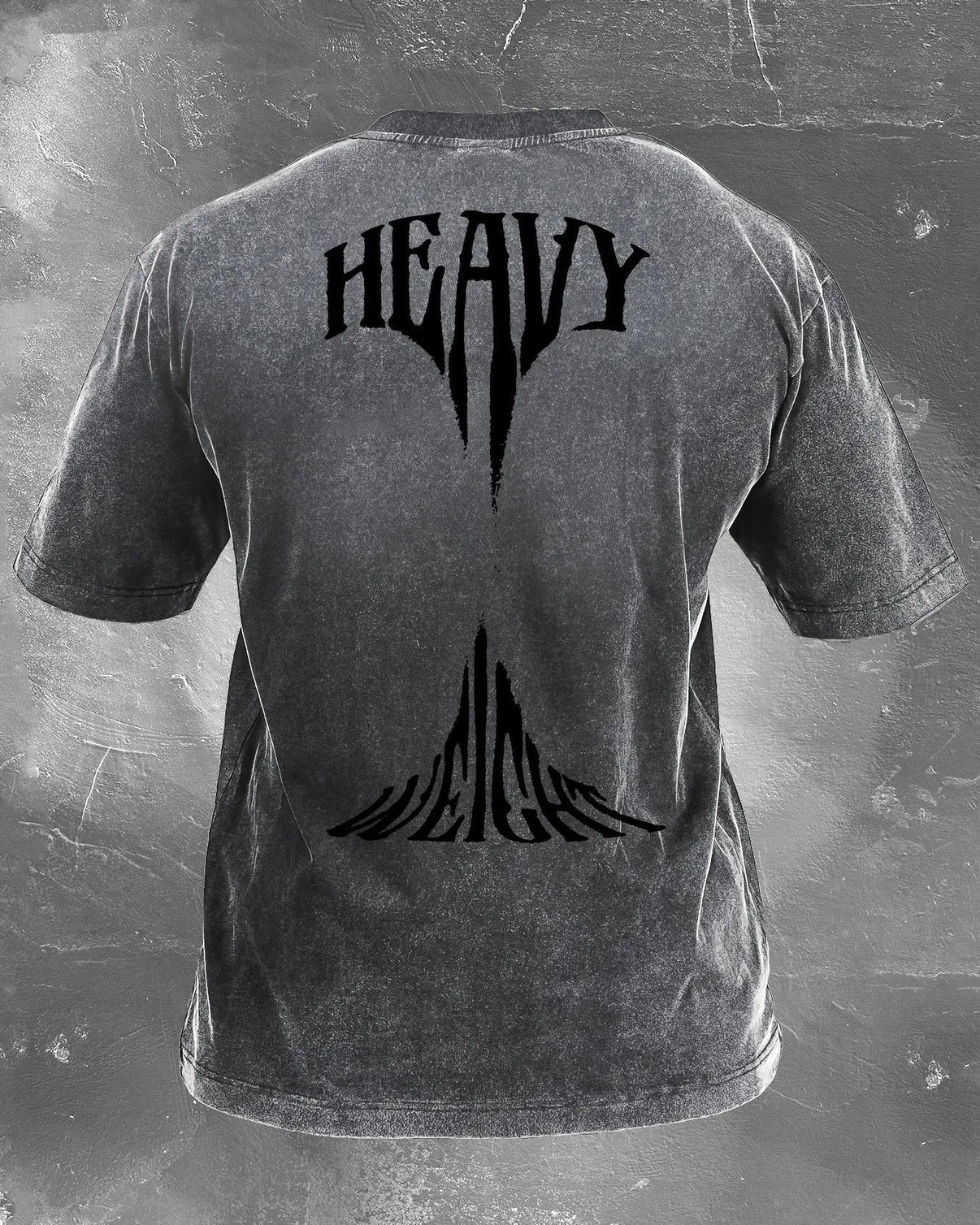 HEAVYWEIGHT MEN'S WASHED T-SHIRT - Gymfit