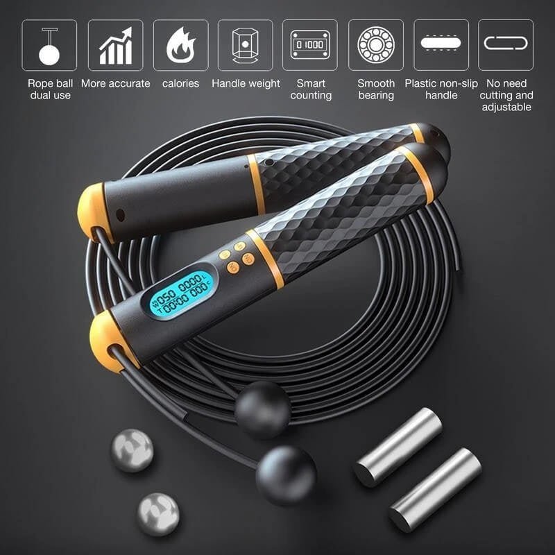 Jump rope with digital calorie counter - Gymfit