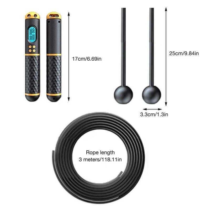 Jump rope with digital calorie counter - Gymfit