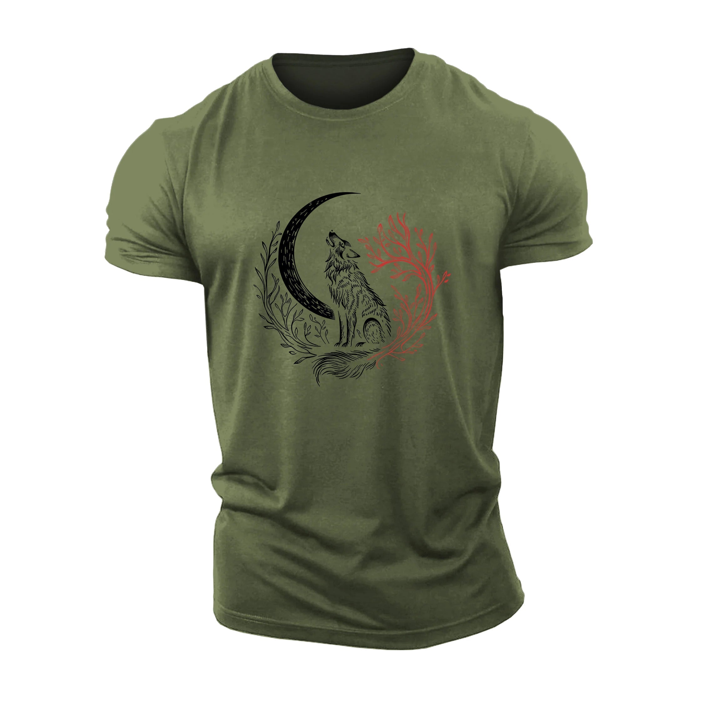 Howling Wolf T-Shirt - Gymfit