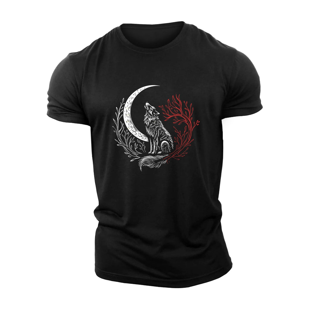 Howling Wolf T-Shirt - Gymfit