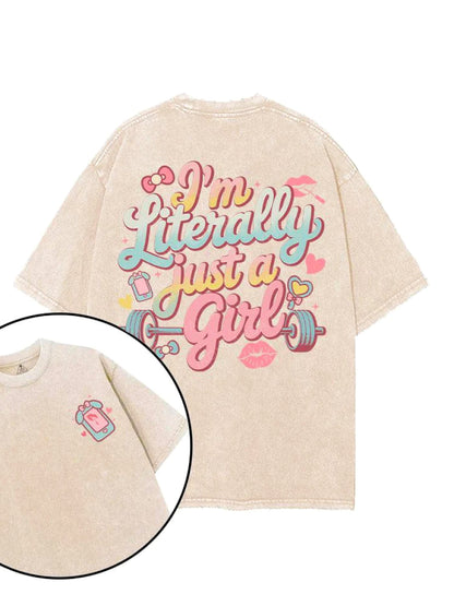 I'M JUST A GIRL T-SHIRT - Gymfit