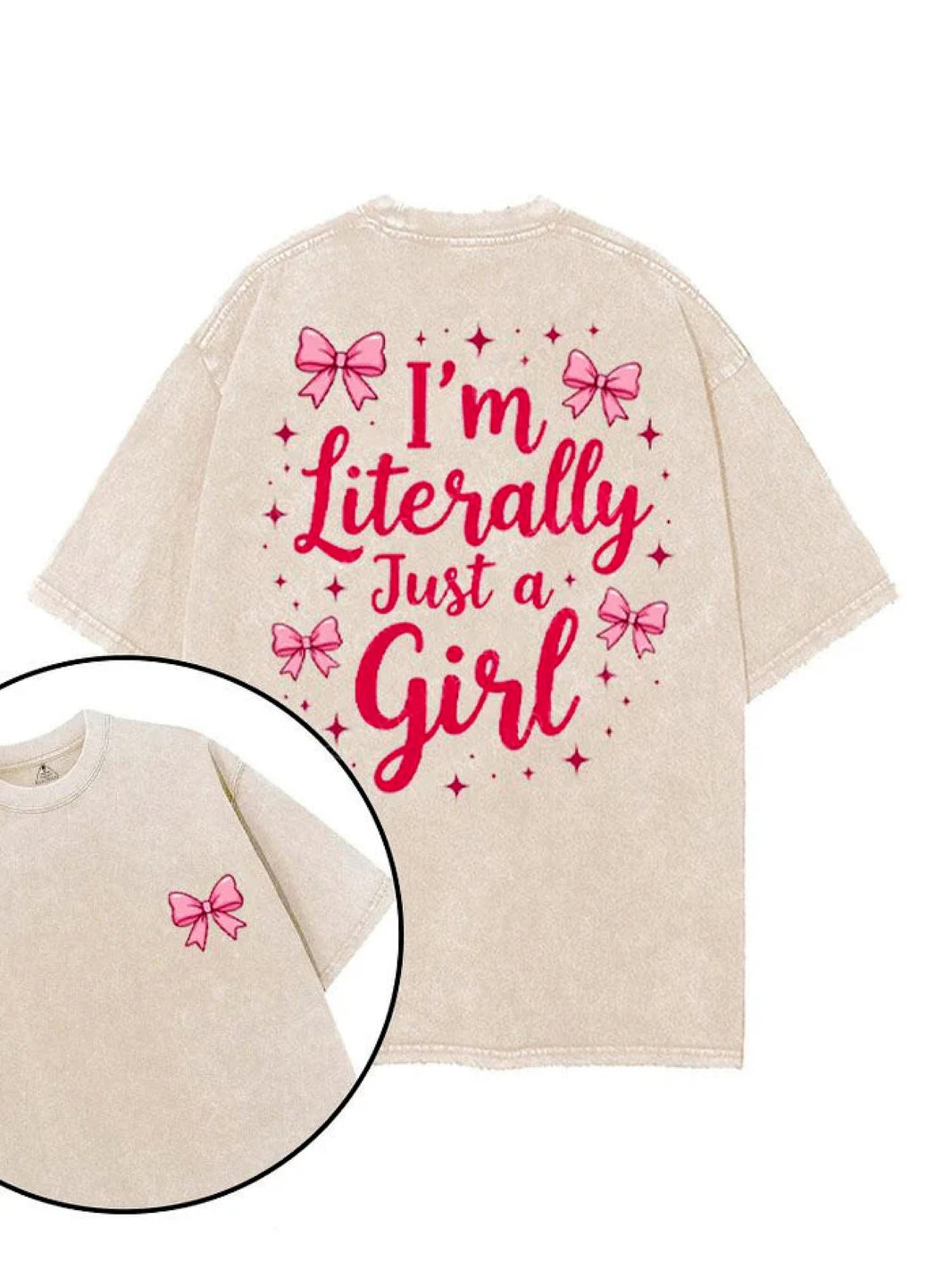 I'M JUST A GIRL T-SHIRT - Gymfit