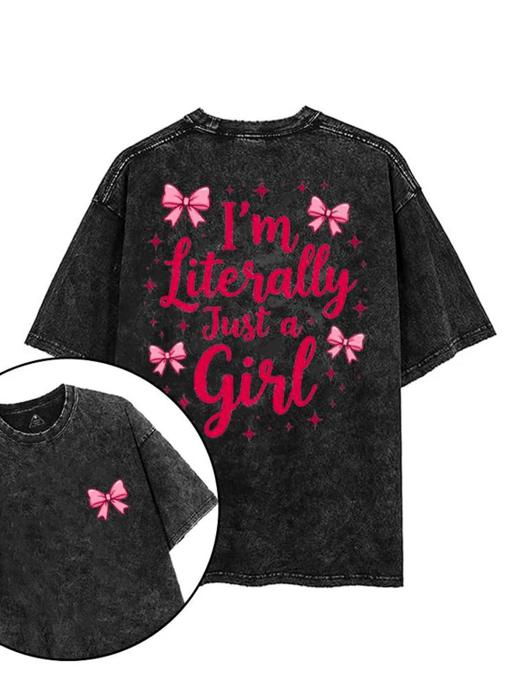 I'M JUST A GIRL T-SHIRT - Gymfit