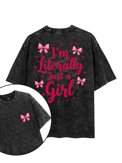 I'M JUST A GIRL T-SHIRT - Gymfit