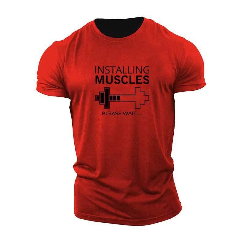 Installation of the Muscle T-Shirts - Gymfit