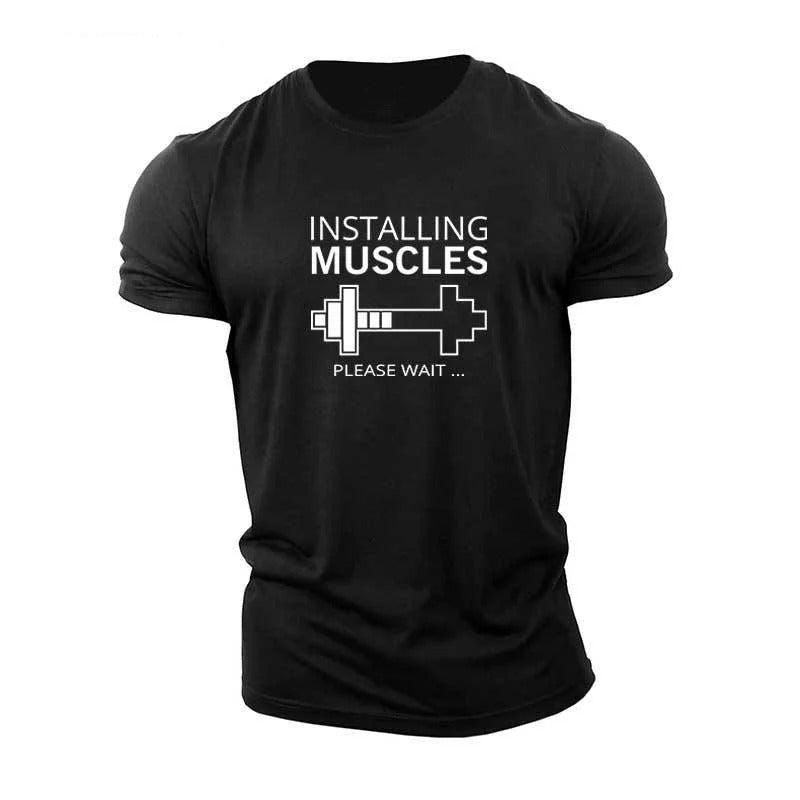 Installation of the Muscle T-Shirts - Gymfit