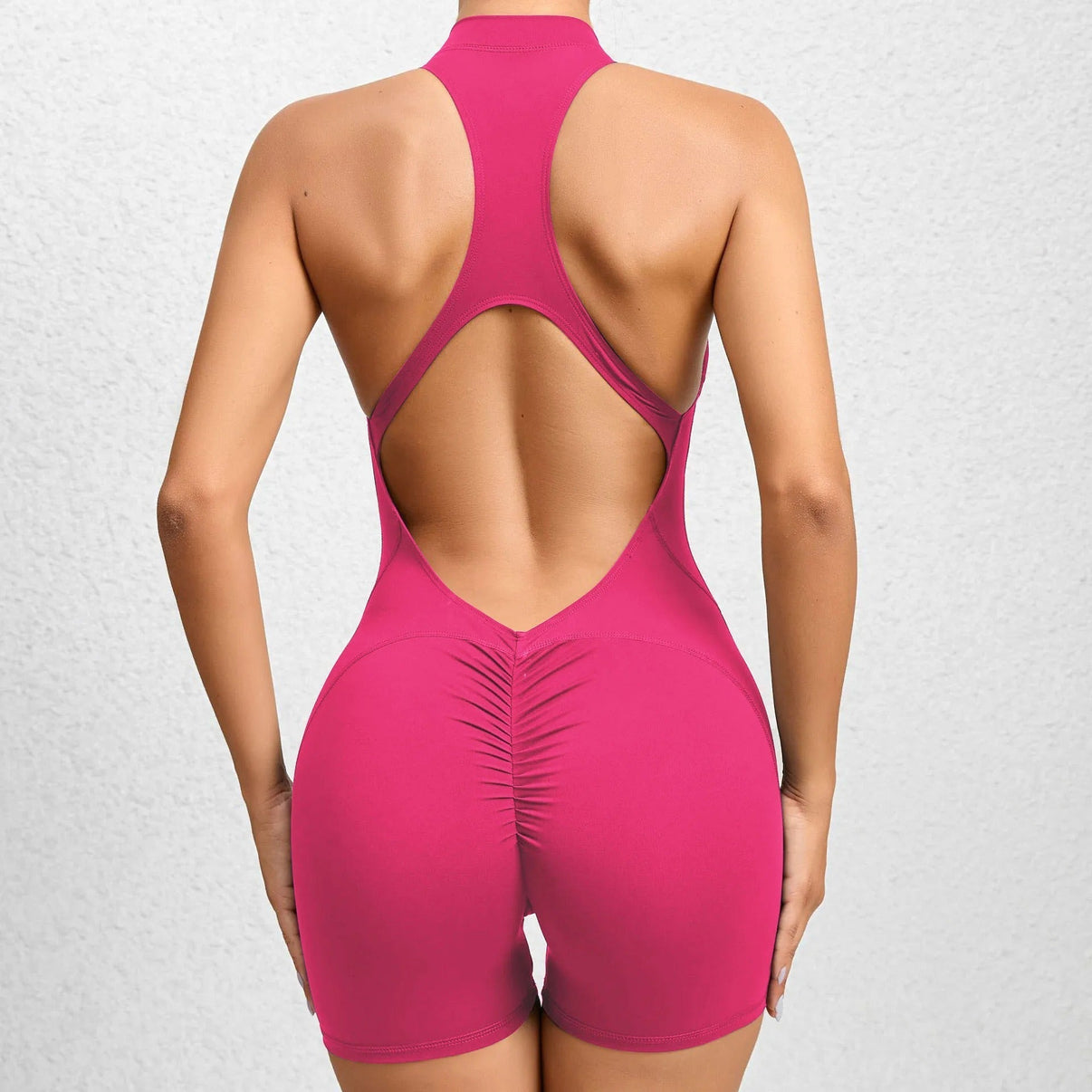 Short jumpsuit with zipper - Gymfit