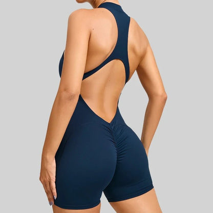 Short jumpsuit with zipper - Gymfit