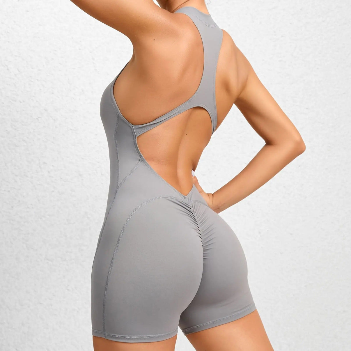 Short jumpsuit with zipper - Gymfit