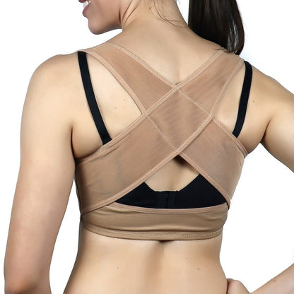 Body business corrective belt Khaki / 55 - 65cm Corrective posture belt