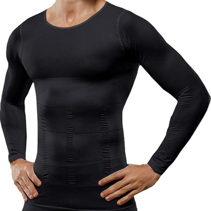 Body business shapewear black / M shapewear slimming long sleeve shirt